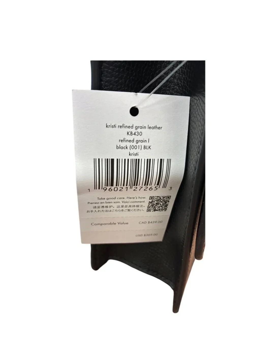 Kate Spade KE595 Tinsel Black Glitter Flap Shoulder Bag NWT $329 Orig Packaging
